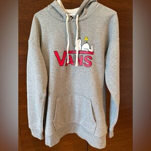 Vans X Peanuts Grey Heather hooded sweatshirt. Great condition, Men’s size XS/S